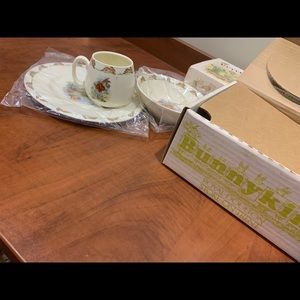 Vintage Bunnykins 3 piece set by Royal Doulton